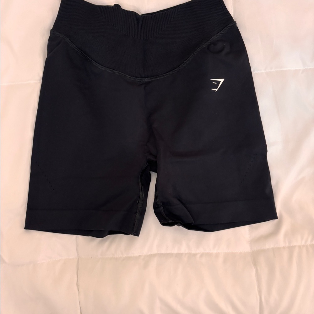 Black Women's Gymshark  Shorts